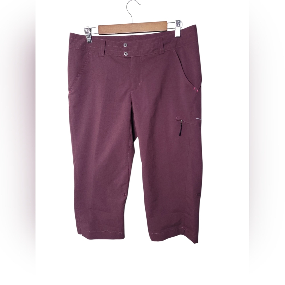 Columbia Titanium Omni-Shade Women's Capris Size 10 Muave Hiking/outdoors